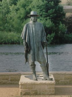 Patung Stevie Ray Vaughan di Austin, Texas