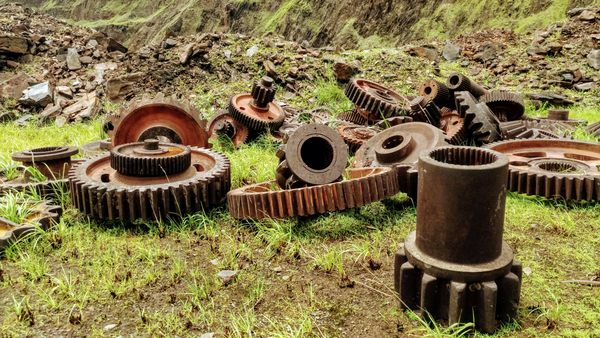 Situs Penambangan Lamco Gunung Nimba di Yekepa, Liberia