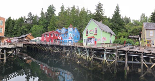 Distrik Creek Street di Ketchikan, Alaska